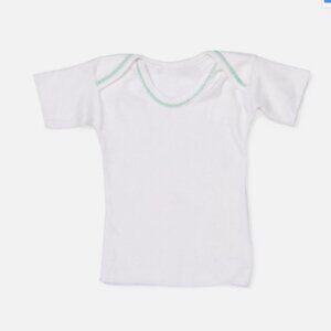 Baby Slipover Short-Sleeve Shirt, White, 6 Month Size 2/ 4 Pack